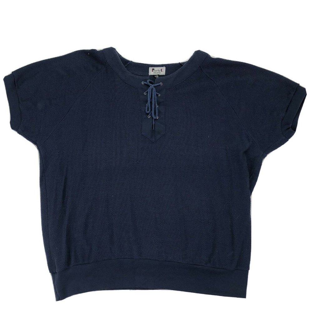 Lane Bryant Womens Waffle Knit Shirt